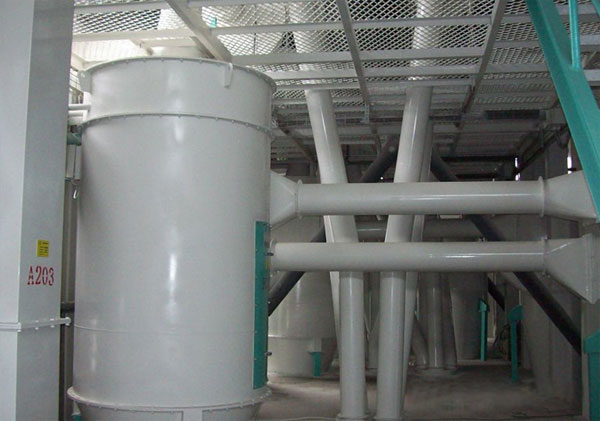 天津王經(jīng)理定購的面粉廠旋風(fēng)除塵器、布袋除塵器已發(fā)貨